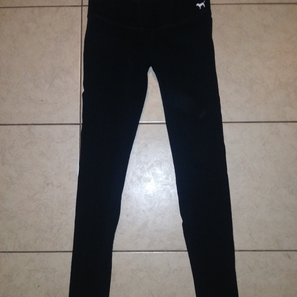 Victoria's secret PINK black yoga leggings
